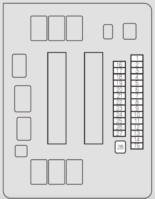 2016 Honda Odyssey fuse box diagram StartMyCar